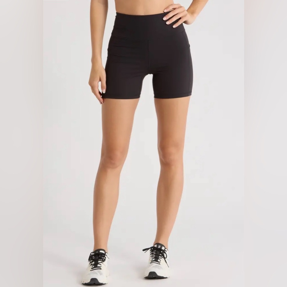3 Pairs - Zella Black High-Waist Bike Shorts